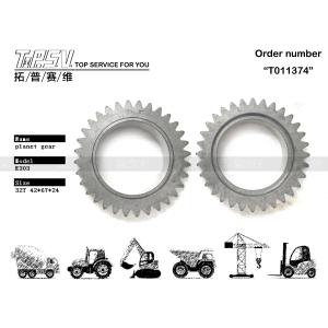 Quality Low Maintenance E303 Excavator Travel 2 Stage Planetary Gear in Black High Durability wholesale
