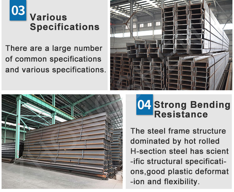 Web Width 100-900mm High Frequency Welding H Beam 500 Prime 294*200 Steel Beams H Profile for Invoicing by Theoretical Weight