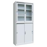 Sliding Door Steel Filing 1850*850*400 Light Grey RAL7035 Knock Down Steel