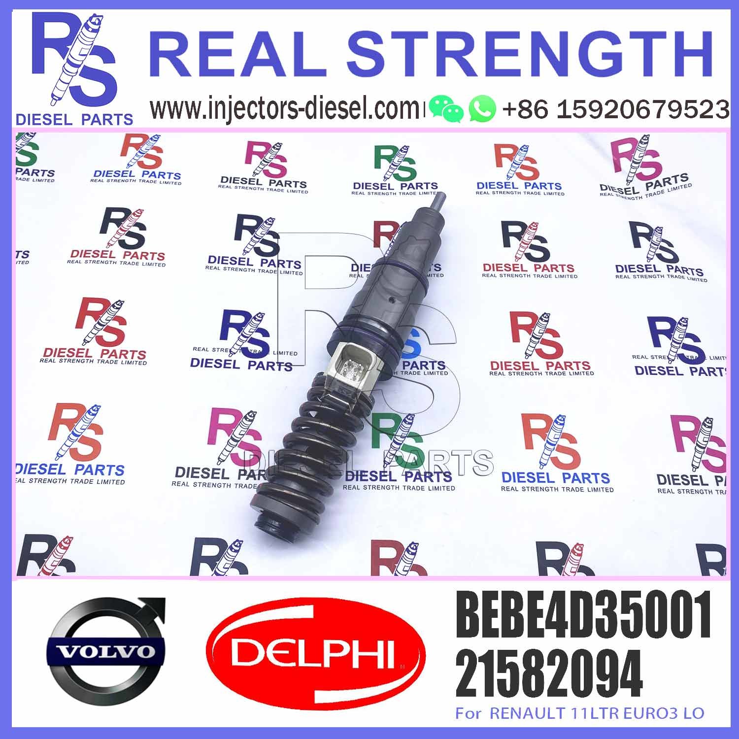 High Performance Diesel Engine Parts 21582094 Electronic Unit Common Rail Fuel Injector BEBE4D35001 For Diesel Engine