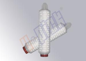 Quality Customized 0.2 Micron Membrane Filter Cartridge / 10 Inch Industrial Cartridge Filters wholesale