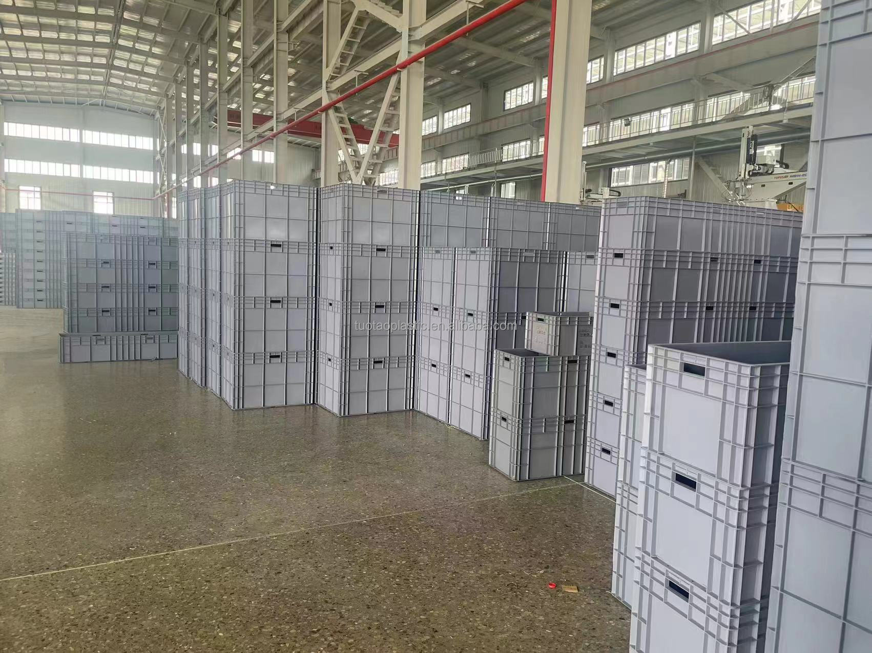 1200x600mm EU Crate PP Plastic Solid Box Style Rectangle Shape for Packaging Foldable NO