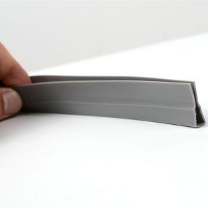 Quality Soundproof Plastic Cover Strip Door Bottom Garage Door Weather Seal Black wholesale