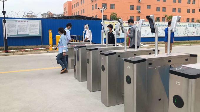 Office Factory School Flap Barrier Turnstile Entry Systems Access Control 0