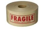 Environmentally Friendly Flatback Kraft Paper Adhesive Tape 70mm X 50yards