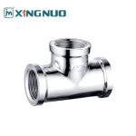 Thread Standard Polished Brass Tee Fittings for Water Pipe System Polished