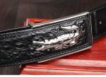 Dongguan factory supply origin new alligator belt crocodile leather men's belts