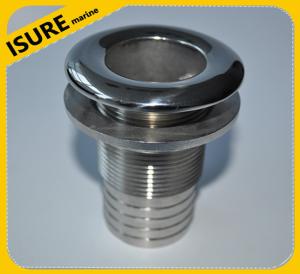Quality Stainless Steel Sea Drains With Hose Adapter，marine hardware wholesale