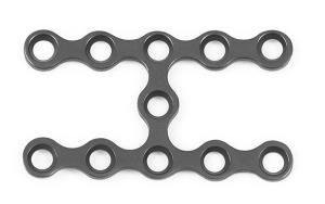 Quality 1.0mm thickness H Shaped Titanium Plates For Orthopedic Surgery 2.0mm HA wholesale