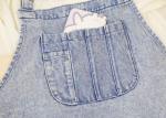Washed Denim Kitchen Cooking Apron For Restaurant And Coffee Shop And Home