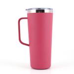 24oz Stainless Steel Insulated Coffee Mugs With Handles Keep Beverage Hot & Cold