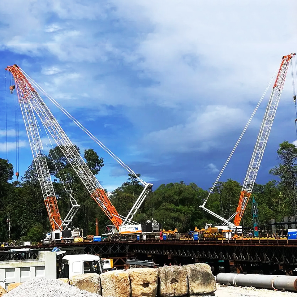 45t Construction Mobile Spider Crane Crawler Lifter with Max. Lifting Height 68m