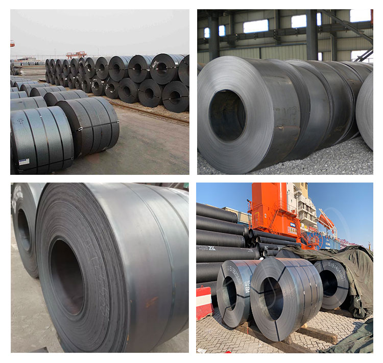 Q355 Black Iron Steel Coils and Hot Rolled Q235 A36 Carbon Steel Roll for Automobile