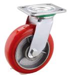 orange polyurethane heavy duty caster