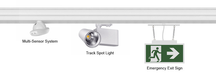 SMD2835 LED Linear Track Lighting 40W Commercial Retail Lighting Fixtures