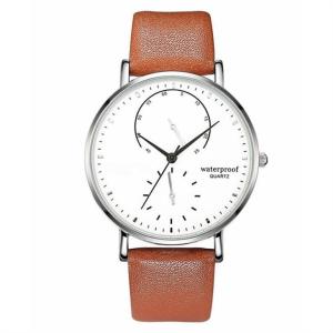 Quality Waterproof Seal Couple Quartz Watch 20mm Strap Mineral Glass wholesale