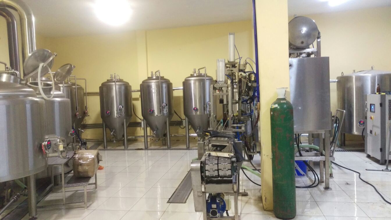 Custom Design 7bbl Brewhouse Microbrewery Plant Electric Direct Fire Heating Brewhouse