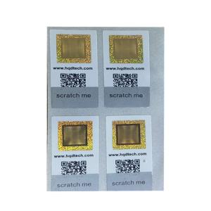 Quality Hot Stamping Hologram Stamp Sticker Fade Resistant Security Paper Wine Label wholesale