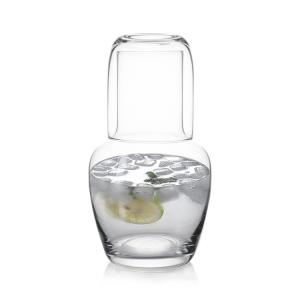 Quality 1050ml Handcrafted Carafe And Tumbler Set Modern OEM Acceptable wholesale