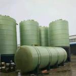 3600mm Vertical Cylindrical FRP Chemical Tank Sewage Treatment Holding