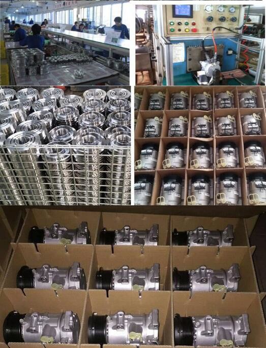 Excavator Auto AC Compressor 10S17C 447220-3846 447220-3847