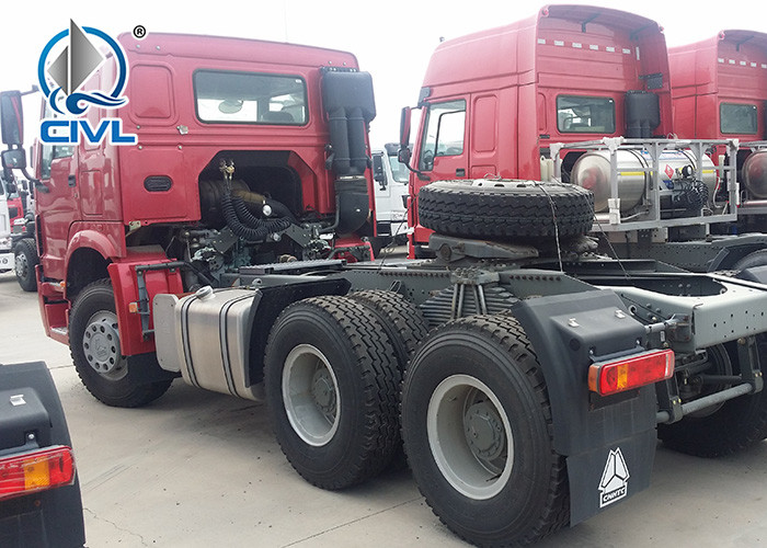 new Red 6x4 Prime Mover Truck EURO II Use With Semi Trailer Truck Color Optional