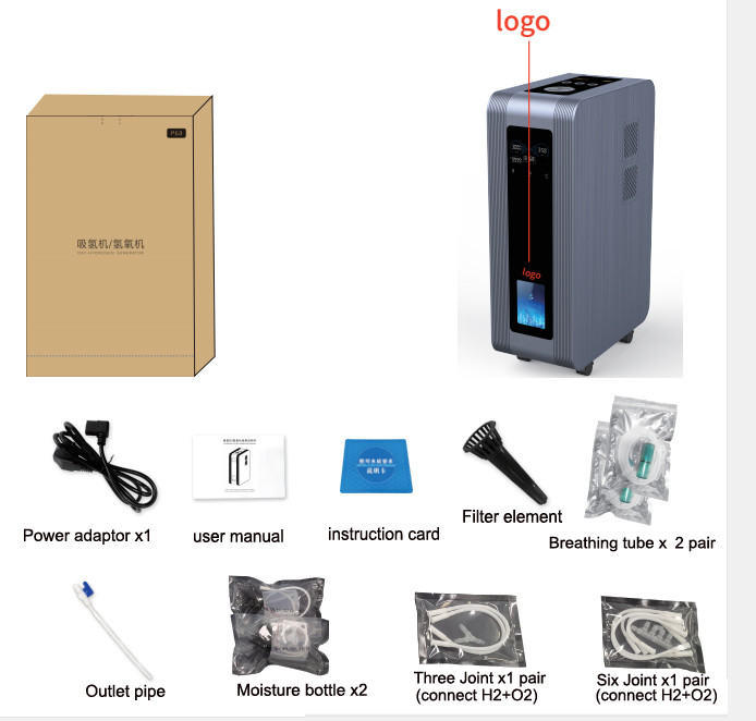 Hydrogen Inhalation Machine Antioxidant Anti-Inflammatory Household 3000ml WEIZI