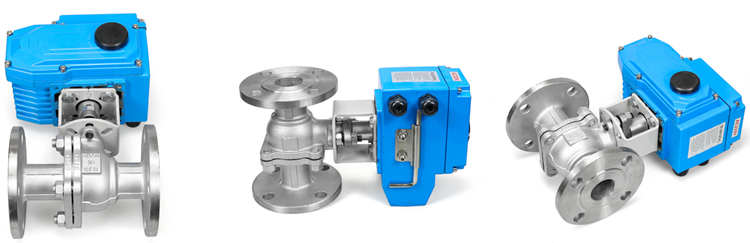 OEM Electric Motorized Butterfly Valve Flange Type 10 Year Warranty