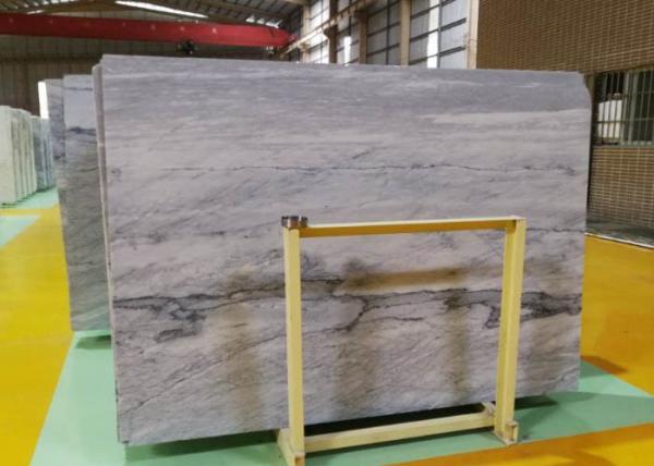 Silver Statuario Armani Grey Calacatta Marble Stone Window Plate CE Certificatio