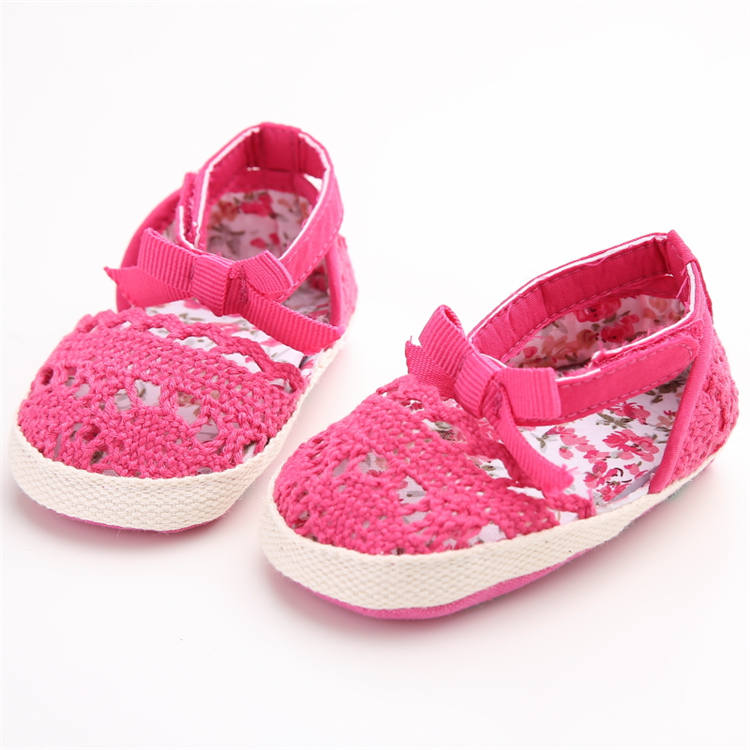 Hot selling China style infant Sandals soft-sole Colorful flower yellow baby girl sandals