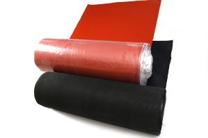 Quality 920mm Silicone Coated Fireproof Fiberglass Fabric 1500gsm wholesale
