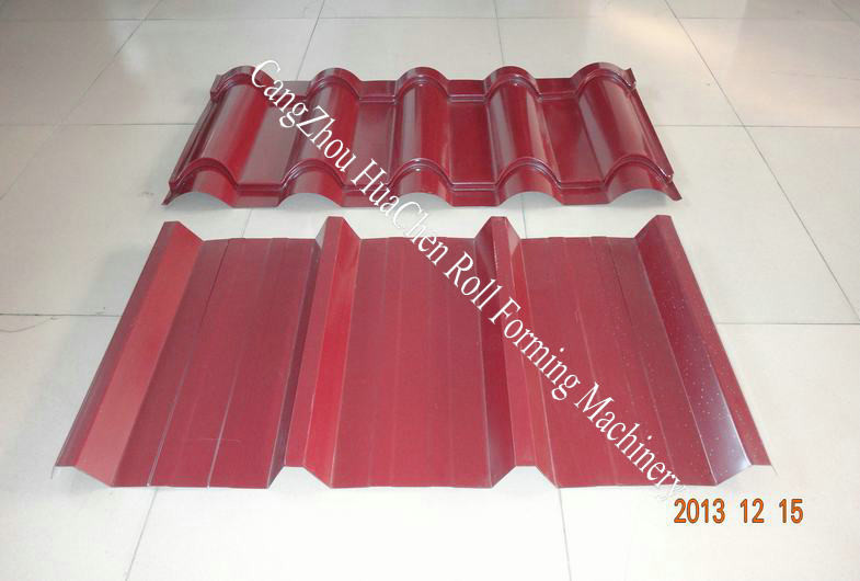 Color Steel Galvanized Double Layer Roll Forming Machine , Roof Panel Roll Form Equipment