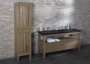 Quality Anti Scratch Marble Bathroom Countertops , Prefab Granite Countertops Easy Install wholesale
