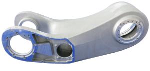 Quality Motion Sand Casting Aluminum Parts For Industrial Robot 400 * 100 * 200mm Size wholesale