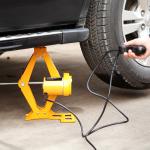 DC 12v Electric Scissor Jack With Electric Impact Wrench 3T Loading