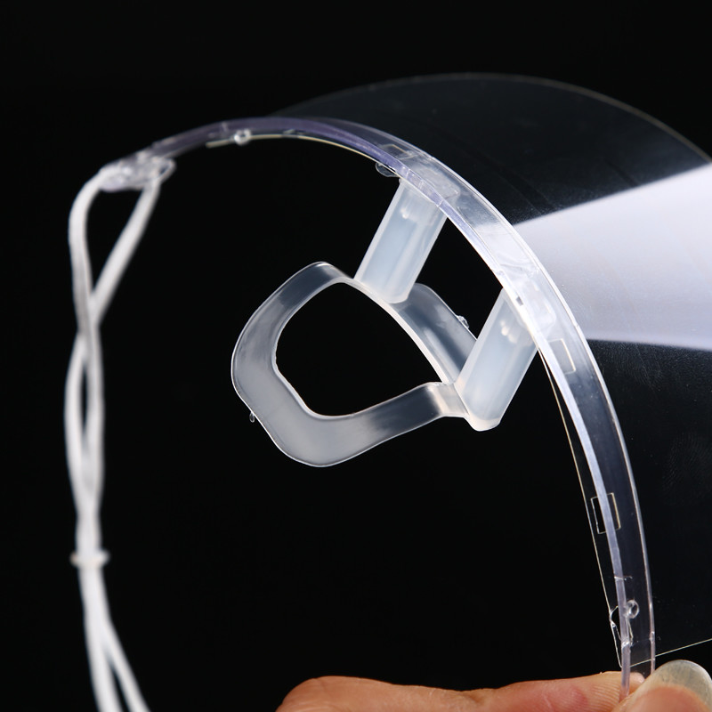 Clear ABS PET Hygiene Face Mask For Reception Staff