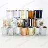 Buy cheap New glass candle jar with custom logo, candle holder with lid from wholesalers