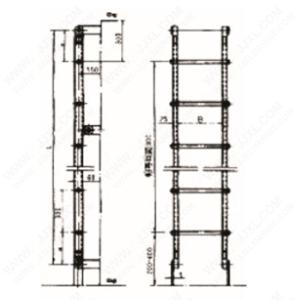 Quality Aluminium Pipe Vertical Ladder wholesale