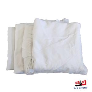 Quality 50-100Cm 20kg/Bale White Cotton Wiping Rags wholesale