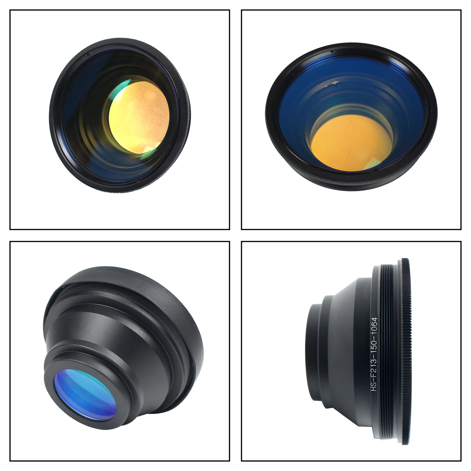 F-Theta 1064nm Laser Focus Lens 63-680mm For YAG Fiber Laser Galvo System