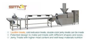 Quality High Efficiency Animal Feed Extruder , Cold Extrusion Pet Chewing Treat Machine wholesale
