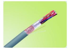 Quality PE Insulation Fiber Optic Trunk Cable 4.8mm 2 Pair Shielded Cable wholesale