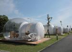 Outdoor 5m Clear Top Resort Inflatable Bubble Camping Tent With Steel Frame