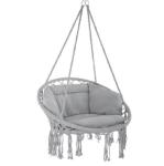 Yard Garden Hammock Swing Chair Macrame Swing Hanging Chair Comfortable