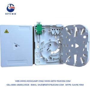 Quality 2 Ports ABS Mini Fiber Optic Organizers Wall Outlet Fiber Optic Socket wholesale