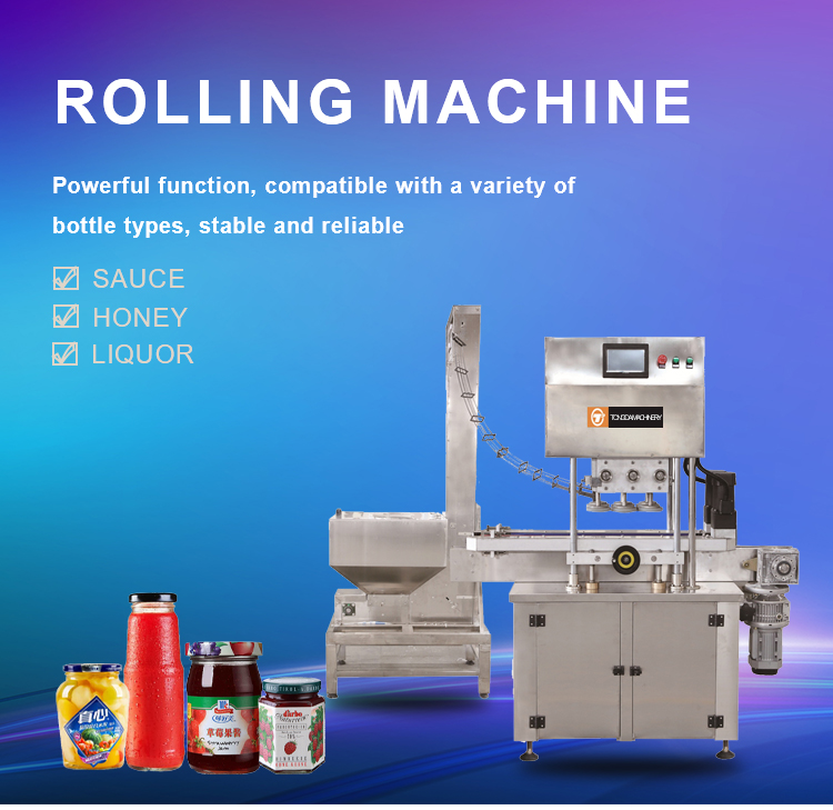 glass jam jars twist off capping sealing machine automatic capping machine for glass twist-off jars