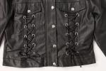 Ladies High quality leather jacket, Women's Leather jacket, Sherpa collar