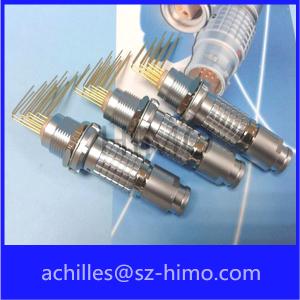 Quality ip50 circular lemo replacement connector wit pcb contact pin wholesale