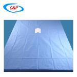 Sterile Medical Drapes Blue Ophthalmology Surgical Drape for Eye Procedures