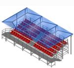 Event Scaffolding Structure Bleachers Tribune Gymnasium Stadium Seats For